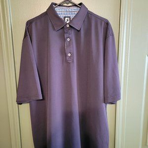 Footjoy FJ Men's Golf Polo Short Sleeve Black XXL